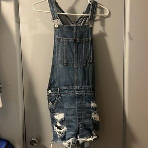 american eagle tomgirl overalls
